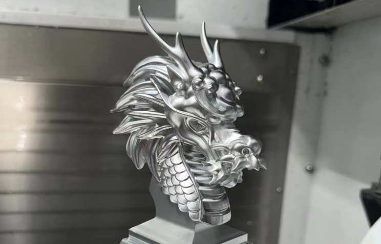 非標(biāo)定制：五軸龍首擺件實(shí)拍，鎮(zhèn)宅招財(cái)